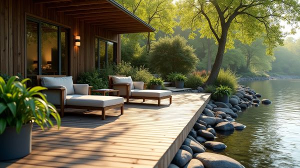 9 astuces pour créer un coin détente durable au bord du bassin