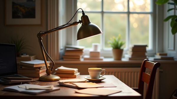 L'impact surprenant d'une lampe de bureau sur votre productivité