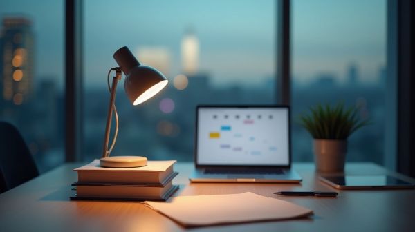 L'impact surprenant d'une lampe de bureau sur votre productivité
