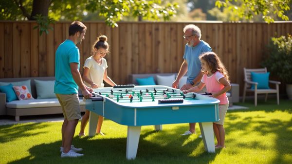 Profitez du babyfoot extérieur Stella pour des moments conviviaux en plein air